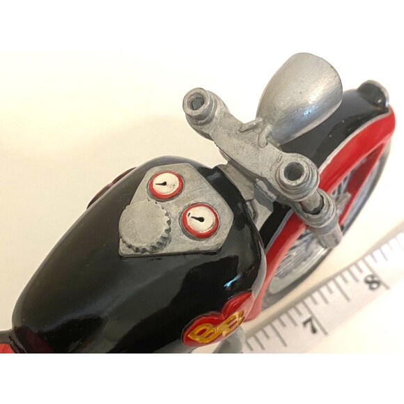 VTG '98 Biker BETTY BOOP Easy Rider MOTORCYCLE Decor Statue Figurine Ceramic - Picture 9 of 10